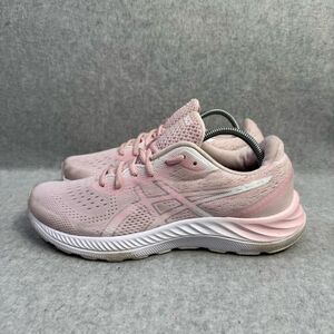 Asics Gel Excite 8 Womens Shoes Size 8.5 Pink White Low Top Athletic Run Sneaker